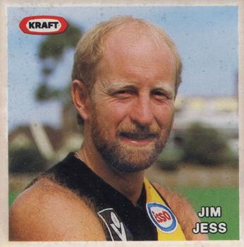 1985 Kraft Stickers #NNO Jim Jess Front